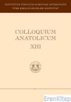 Colloquium Anatolicum : Sayı 13