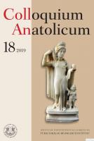 Colloquium Anatolicum : Sayı 18 - 2019