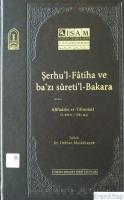 Şerhul-Fatiha ve Bazı Suretil-Bakara (Afifüddin et-Tilimsani)