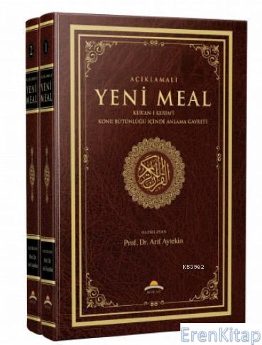 Açıklamalı Yeni Meal (2 Cilt Takım) ; Kur'an-ı Kerim'i Konu Bütünlüğü 