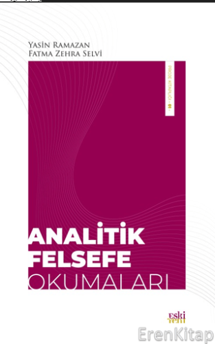 Analitik Felsefe Okumaları Fatma Zehra Selvi