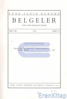 Belgeler-Türk Tarih Belgeleri Dergisi : Sayı 13
