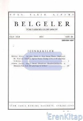Belgeler - Türk Tarih Belgeleri Dergisi : Sayı 26
