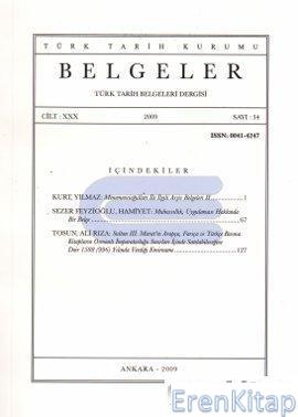 Belgeler - Türk Tarih Belgeleri Dergisi : Sayı 34