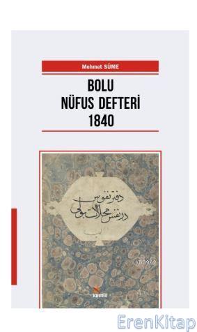 Bolu Nüfus Defteri 1840 Mehmet Sümer