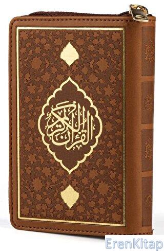 Büyük Cep Boy Termo Cilt Kılıflı Kur'an-ı Kerim (Taba Renk)