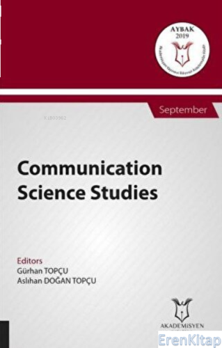 Communication Science Studies : (Aybak 2019 Eylül) Aslıhan Doğan Topçu