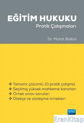 Eğitim Hukuku Pratik Çalışmaları Murat Bülbül