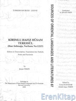 Kırımlu Hafız Hüsam Teressül (Hacı Selimağa, Nurbanu No: 122/5) Editio