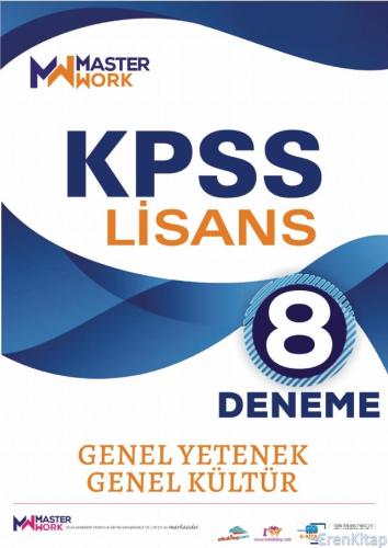 Kpss Lisans / Genel Yetenek - Genel Kültür 8 Deneme Komisyon