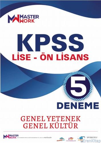 Kpss Lise - Ön Lisans / Genel Yetenek - Genel Kültür 5 Deneme Komisyon