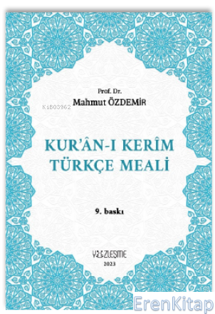 Kur'ân-ı Kerîm Türkçe Meali Mahmut Özdemirkol
