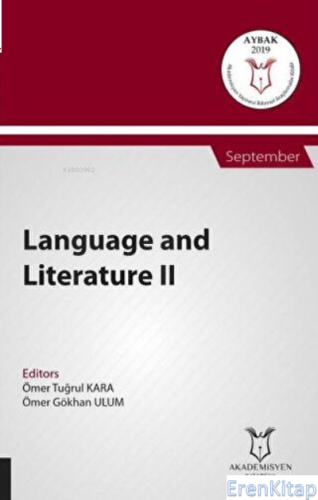 Language and Literature II (AYBAK 2019 Eylül) Ömer Gökhan Ulum