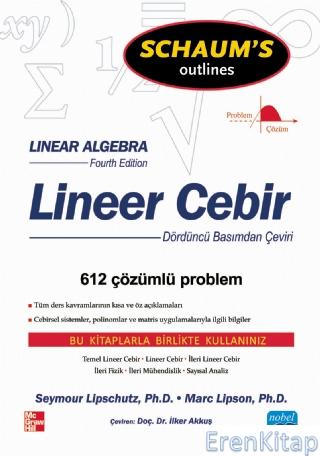 Lineer Cebir - Linear Algebra - Schaum&#39;S Seymour Lıpschutz