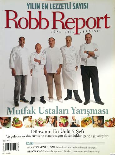 Robb Report Lüks Stil Dergisi - Ekim 2012, Sayı 54, Yılın En Lezzetli Sayısı