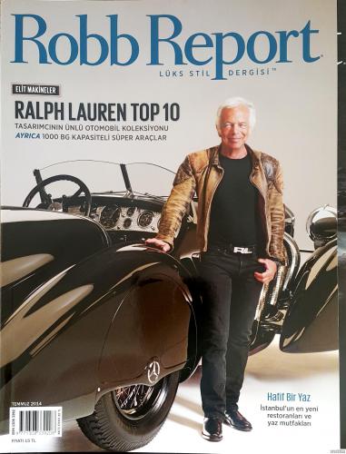 Robb Report Lüks Stil Dergisi - Temmuz 2014, Sayı 75, Ralph Lauren Top 10