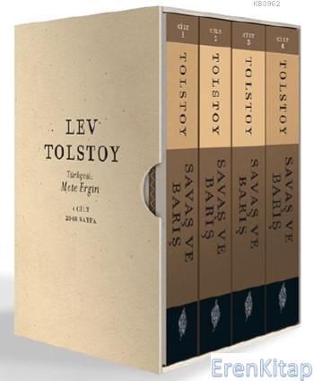 Savaş ve Barış (4 Cilt Takım) Lev Nikolayeviç Tolstoy
