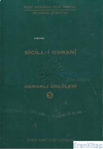 Sicill-i Osmani 5. Cilt