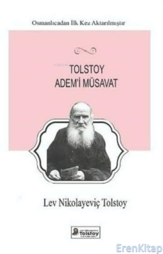 Tolstoy Adem'i Müsavat Lev Nikolayeviç Tolstoy