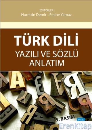 Türk Dili Yazılı ve Sözlü Anlatım Nurettin Demir
